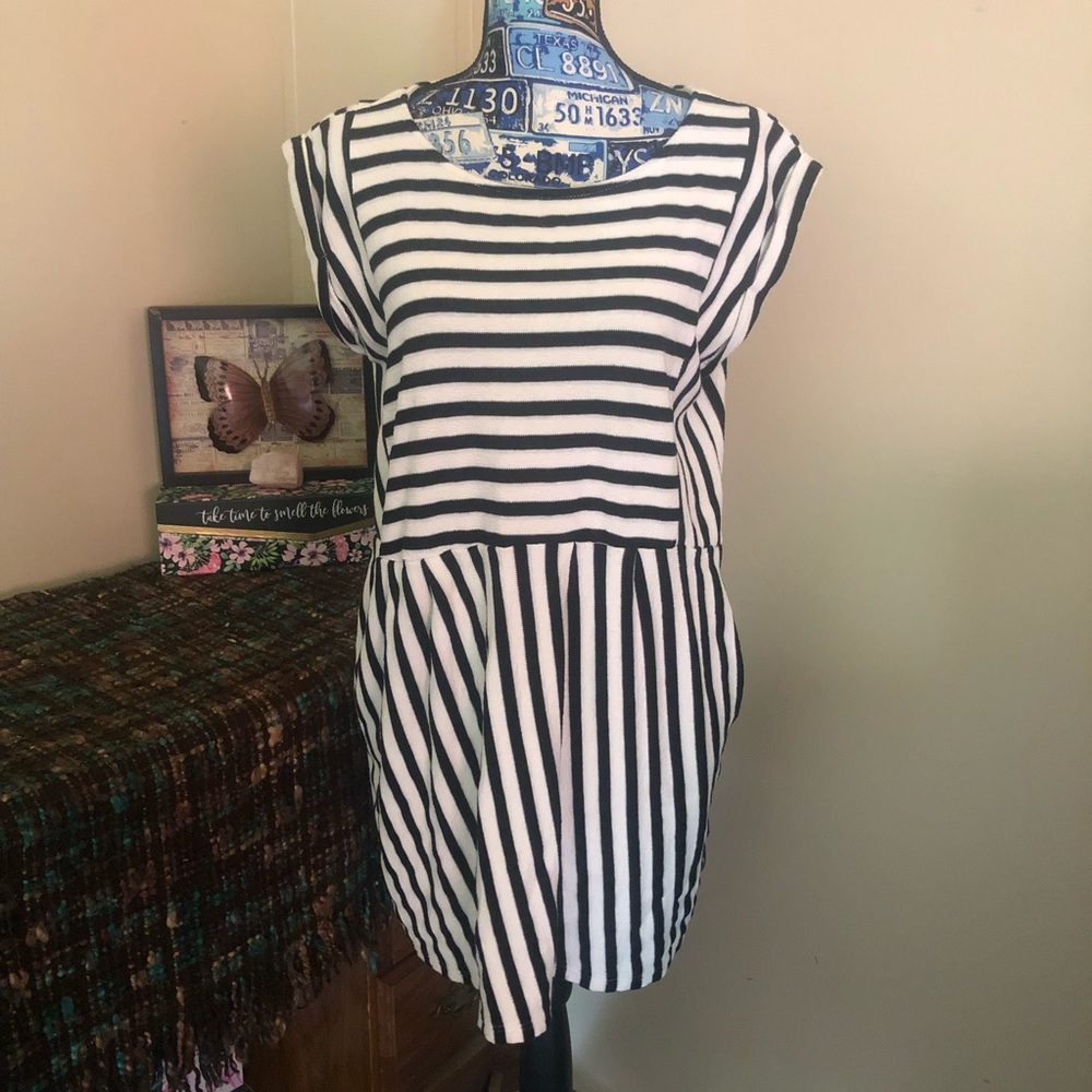 🌟B2G1🌟By Together Striped Casual Mini Dress